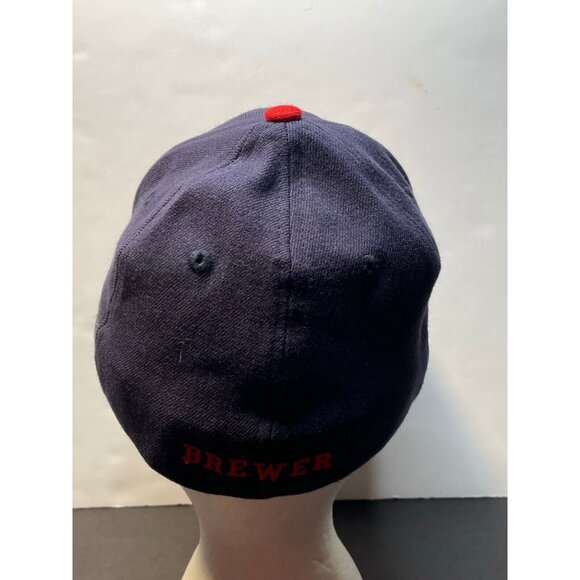 SE Shooting Star hat cap 6" fitted medium large Pro Flex Brewer blue red - Picture 4 of 8